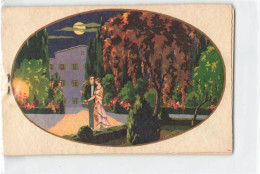 ARTS - Un Couple Se Promenant Au Clair De Lune  - Carte Postale Ancienne - Malerei & Gemälde