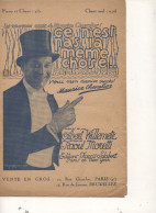 Partition CE N EST PAS LA MEME CHOSE QUAND ON EST DEUX   1921 Edition Salabert - Jazz