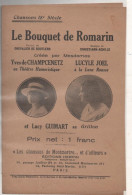 Parttion  LE BOUQUET DE ROMARIN  Edition Herpin - Liederbücher