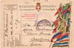 ITALIA - CARTOLINA POSTALE  In Franchigia, Ospedale Da Campo 212 - Viag.1918 - AG-2023-42 - Interi Postali