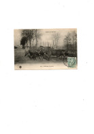 C P A  ANIMEE  ATTELAGES LIMOUSINS   CIRCULEE  21 JANVIER  1916 - Other & Unclassified
