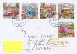Australia Cover Sent Air Mail To Germany 22-4-2014 Topic Stamps Complete Set Of 5 - Storia Postale