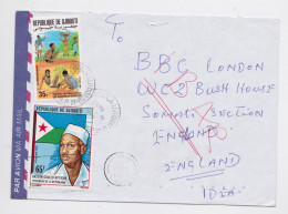 Djibouti Lettre Timbre Scouts Scoutisme Président De La République Scouting Stamp Air Mail Cover 1992 - Djibouti (1977-...)