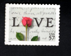 1869078744 2001 (XX) SCOTT 3551 POSTFRIS MINT NEVER HINGED - LOVE STAMP FLOWERS ROSE - Nuevos