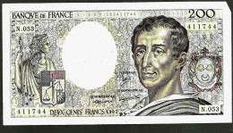 France 200 Francs 1992 MONTESQUIEU - 500 F 1968-1993 ''Pascal''