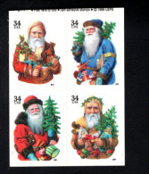 1869085404 2001 SCOTT 3540F (XX POSTFRIS MINT NEVER HINGED  - CHRISTMAS - SANTA CLAUS - UNDER IMPERFORATED - Neufs