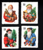 1869086553 2001 SCOTT 3537 3540 (XX POSTFRIS MINT NEVER HINGED  - CHRISTMAS - SANTA CLAUS - - Neufs