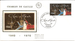776  ---  PARIS   1er Jour  FDC  Charles De Gaulle - De Gaulle (Général)