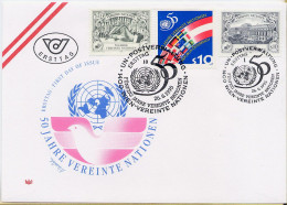 UN - VEREINTE NATIONEN - FDC - 50 JAHRE - FDC