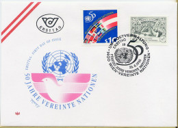 UN - VEREINTE NATIONEN - FDC - 50 JAHRE - FDC