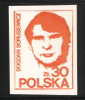 POLAND SOLIDARITY (GDANSK) 1983 BOGDAN BORUSEWICZ ORANGE CHALKY PAPER (SOLID0127(1)A1/0619(1)1A) - Viñetas Solidarnosc