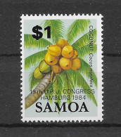 Samoa 1984 Weltpostkongreß Hamburg/UPU/Früchte Mi.Nr. 544 ** - Samoa