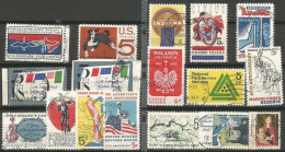 USA Top Quality Commemoratives Complete Yearset 1966 In 17 VFU Pcs (circular PMK) - Années Complètes