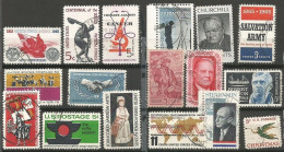 USA Top Quality Commemoratives Complete Yearset 1965 In 17 VFU Pcs (circular PMK) - Volledige Jaargang