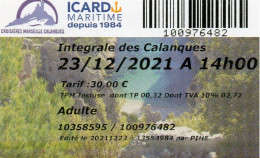 2021 ICARD MARITIME -Visite Des Calanques De Marseille - Europe