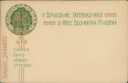 TORINO - 1 ESPOSZIONE INTERNAZIONALE D'ARTE DECORATIVA MODERNA - 1902 (18271) - Mostre, Esposizioni