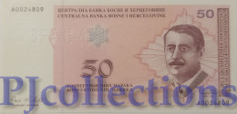 BOSNIA HERZEGOVINA 50 MARKA 1998 PICK 68s SPECIMEN UNC PERFORATA - PERFORATED - Bosnie-Herzegovine