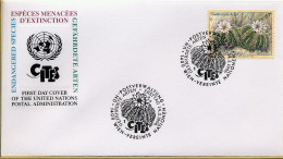 UN - VEREINTE NATIONEN - NATIONS UNIES -  FDC 1996   CITES - Blokken & Velletjes