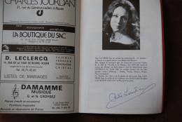 4 Autographes Artistes Lyrique Programme Théatre De Rouen Saison 1987-88 - Singers & Musicians