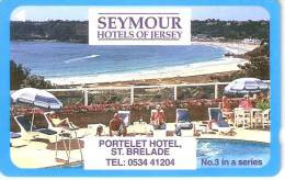 JER84 TARJETA DE JERSEY DE SEYMOUR HOTEL (31JERA) - [ 7] Jersey Und Guernsey