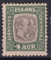 ICELAND 1907/08 - MLH - Sc# O32 - Servizio