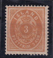ICELAND 1892 - MLH - Sc# 15 - Ungebraucht