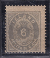 ICELAND 1876 - MLH - Sc# 10 - Unused Stamps