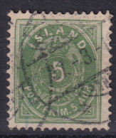 ICELAND 1896 - Canceled - Sc# 24 - Used Stamps