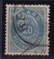 ICELAND 1882 - Canceled - Sc# 17 - Oblitérés