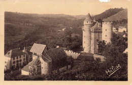 FRANCE - Les Ternes - Cantal - L'église Et Le Château - Carte Postale Ancienne - Saint Flour