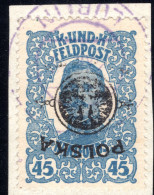 1858. POLAND. 1918 #29a INVERTED OVERPR. SIGNED - Variedades & Curiosidades