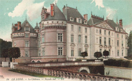 FRANCE - Le Lude - Le Château - Façade Sud - Colorisé - Carte Postale Ancienne - La Fleche