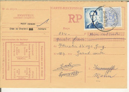 Carte- RECEPISSE De 1970 Jodoigne - 1950 - ...