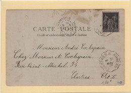 Convoyeur Chartres A Auneau - 1902 - Bahnpost