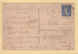 Convoyeur Tours A Vierzon - 1932 - Spoorwegpost