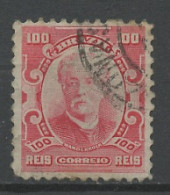 Brésil - Brasilien - Brazil 1906-15 Y&T N°131 - Michel N°166 (o) - 100r Wandelkolk - Oblitérés