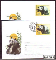 BULGARIA - 2010 - Bear - Panda - 2 P.St.mint & Spec.cache - Covers