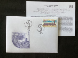 2023 Pofis FDC 798 Train 175 Ans Du Transport Ferroviaire En SK Chemin De Fer - FDC