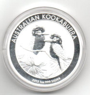 2013 - Australia 1 Dollar Oncia Kookaburra     -------- - Silver Bullions