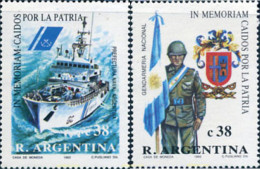169703 MNH ARGENTINA 1993 EN MEMORIA DE LOS CAIDOS POR LA PATRIA - Neufs