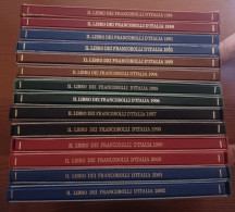 STOCK LIBRI DEI FRANCOBOLLI D ITALIA RILASCIATO DALLE POSTE ITALIANE ANNI DAL 91 AL 02 OTTIMA CONSERVAZIONE COMPLETI SCS - Cuadernillos