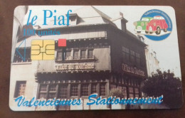 Carte De Stationnement  PIAF VALENCIENNES DU 01/1996 - PIAF Parking Cards