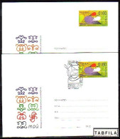 BULGARIA - 2010 - Ecologie - Jour Internetionale De La Biologie Variete - 2 P.St Mint &  Spec.cache - Enveloppes