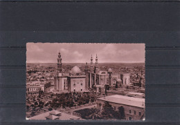 - ÄGYPTEN - EGYPT - DYNASTIE- ÄGYPTOLOGIE - SULTAN HASSAN + EL REFAEE MOSCHEE - POST CARD - GEBRAUCHT- - Sfinge