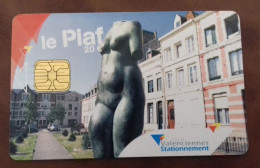 Carte De Stationnement  PIAF VALENCIENNES DU  08/ 2010 - Parkkarten