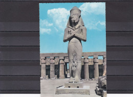 - ÄGYPTEN - EGYPT -DYNASTIE- ÄGYPTOLOGIE - STATUE TAHARKA,S UND GEMAHLIN -POST CARD - NEW - Sfinge