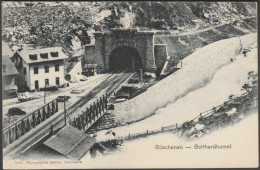 Gotthardtunnel, Göschenen, C.1900-05 - Gabler AK - Göschenen
