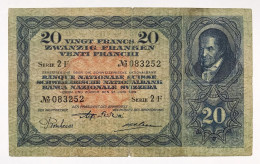 Svizzera Suisse Switzerland 20 Francs Franken Franchi 1929 LOTTO 1165 - Schweiz