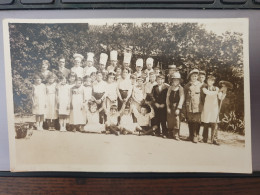 [Carte-Photo] - Souvenir 1934 - André Gabet - Les Patisseurs (groupe D'enfants Ayant Fait De La Patisserie) - Gruppi Di Bambini & Famiglie