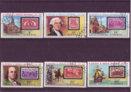 Afrique - Liberia - Bi-Centenary Of American Independence 1776-1976 - 6 Timbres Différents - 5277 - Liberia